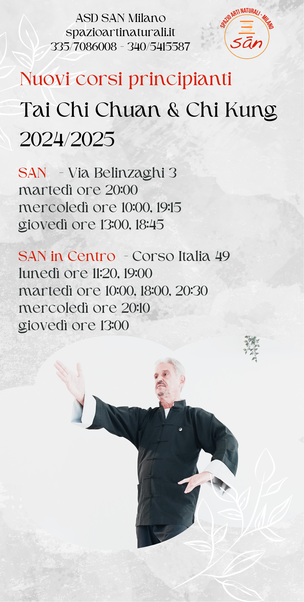 Nuovi corso principianti 2024 SAN & San in Centro